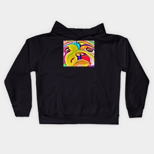 Colorful Bulldog Kids Hoodie